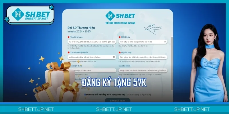 Đăng Ký Tặng 57K Cùng SHBET – Nhận Quà Ngay Khi Tham Gia