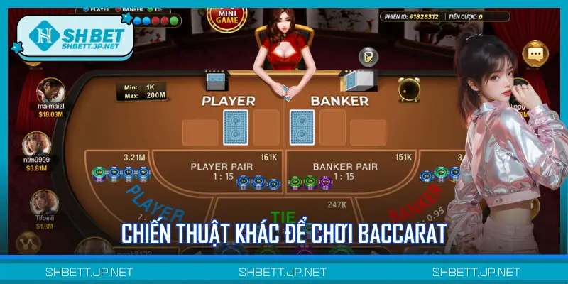 Các thủ thuật khác để chơi martingale baccarat không thua quá nhiều