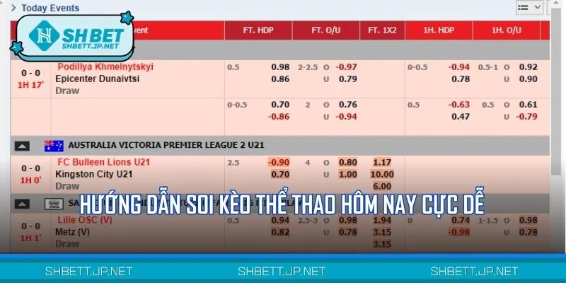 Bet thủ thực hiện soi kèo thể thao theo đúng hướng dẫn