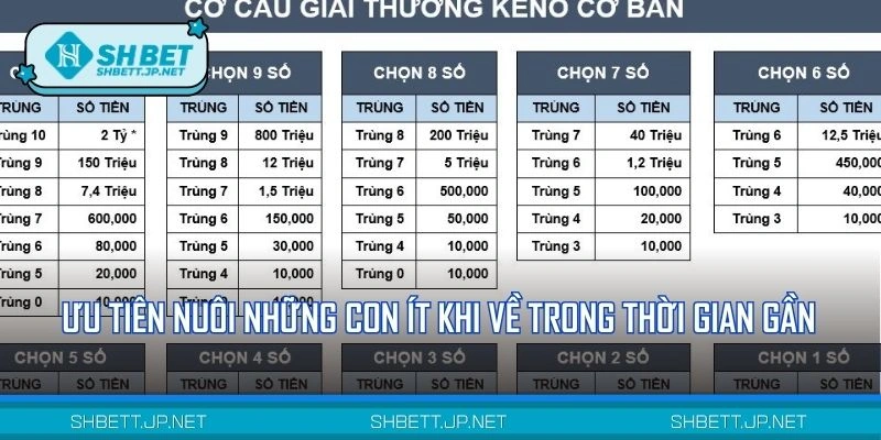 Ưu tiên nuôi những con ít khi về trong thời gian gầnƯu tiên nuôi những con ít khi về trong thời gian gần